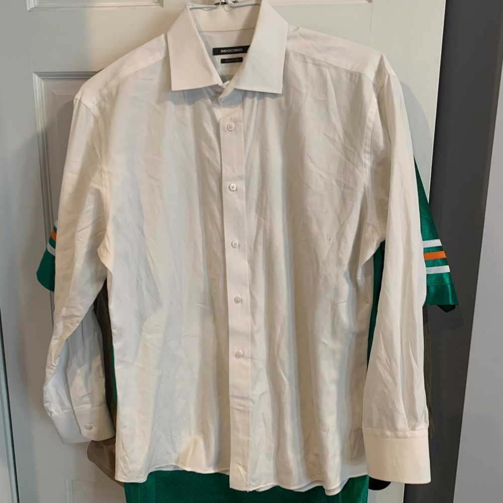 Indochino White Button Down Shirt